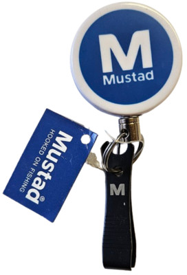 Mustad Schnurclip mit ausziehbarer Schnur Retractor Kit Eco Angelzubehör