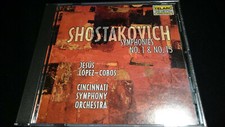 Shostakovich Symphonies No.1 & No.15 Jesus Lopez-Cobos *DSD Promo CD*NM*(623)