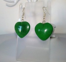 Orecchini Lunghi Pendenti Miyuan In Argento 925 E Giada Verde - Stile Retrò, 7,2 Cm - 3