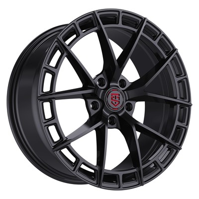 TIS Motorsports 504B Wheels 17x7.5 (35, 5x120.65, 73.1) Black Rims Set of 4