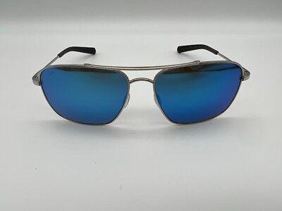 NEW Costa Del Mar CANAVERAL Polarized Sunglasses Palladium / Blue Glass 580G