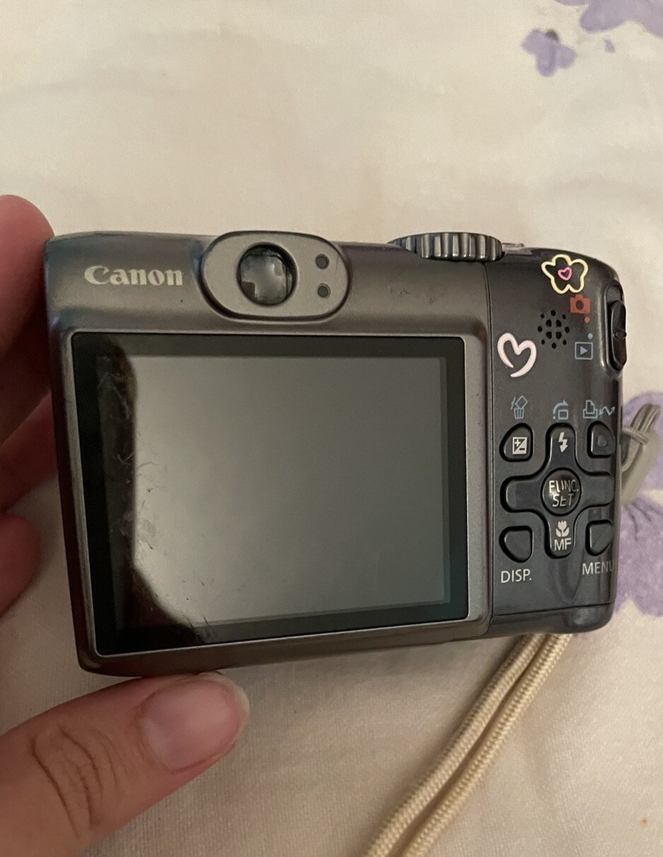 Canon PowerShot A590 IS 8.0MP Digital Camera - Gray - Read