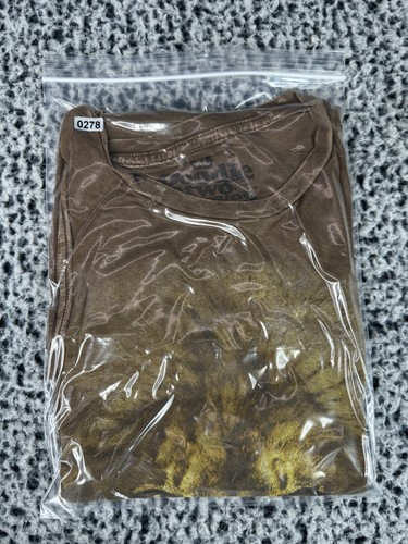 Goodie Two Sleeves Mens Lion Graphic Brown Wash Shirt New XL - Picture 9 of 9