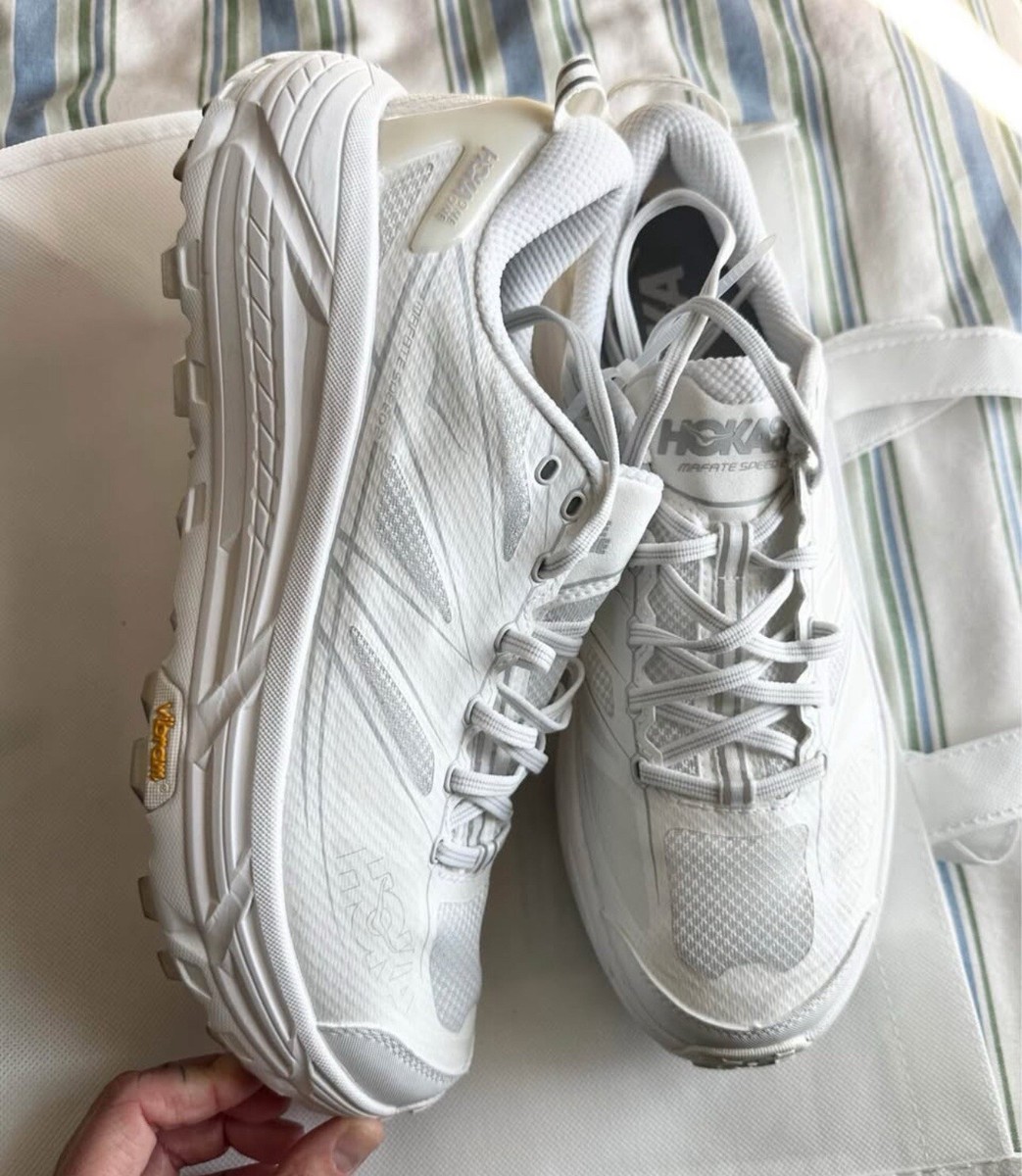 Size 11 - Hoka One One Mafate Speed 2 White Lunar Rock | eBay