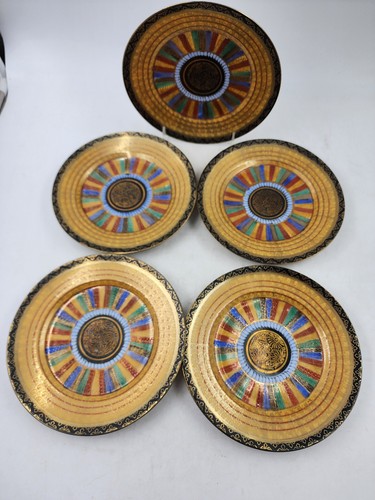 VTG Japanese Tea Set 16-PCs~RS Thousand Faces Thin Light Porcelain Raised Star - Picture 20 of 24