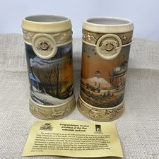 MILLER The Ducks Unlimited Terry Redlin Collection Beer Steins ‘96, ‘97