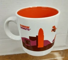 Dunkin Donuts16oz Mug North Carolina Runs On Coffee Cup Destination Series 2013