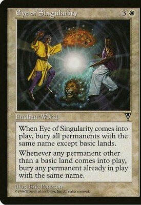 4x Eye of Singularity, (Playset), LP, Visions, MTG, Magic