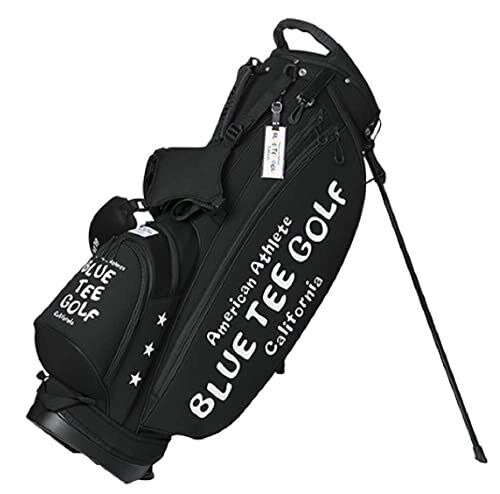 BLUE TEE GOLF California Stand Caddy Bag CB-003 Type 9 Black BLUE TEE GOLF California Stand Caddy Bag CB-003 Type 9 Black