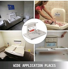 VEVOR Horizontal Baby Changing Table Wall-Mounted Baby Diaper Changing Station V