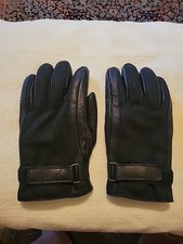 GLOVES LEATHER AND WOOL MEN XL
