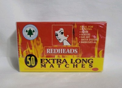 Vintage Matchbox Redheads Girlie Australia Extra Long Matches Advertising