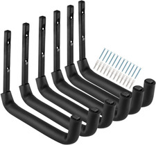 Garage Hooks, 10" Heavy Duty Garage Storage Tool Hangers, Wall Mount Storage Hoo