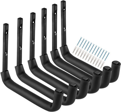 Garage Hooks, 10'' Heavy Duty Garage Storage Tool Hangers, Wall Mount Storage Hoo