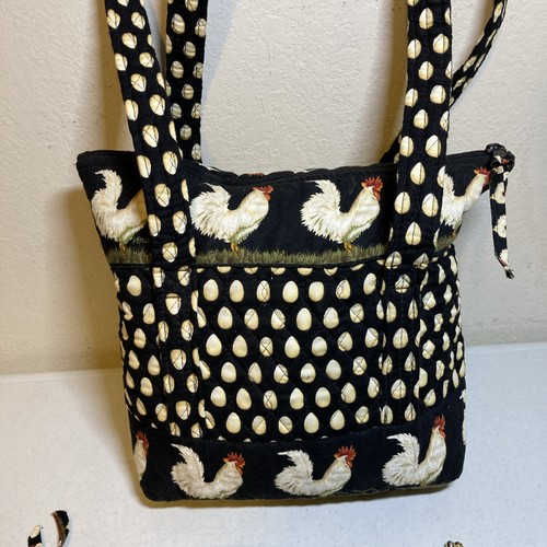 Retired Vera Bradley Chanticleer Rooster And Eggs 6 Pieces. - Picture 2 of 15