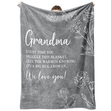 Gifts for Grandma Christmas, Grandma Gifts Blanket, Grandmas Birthday Gift fr...