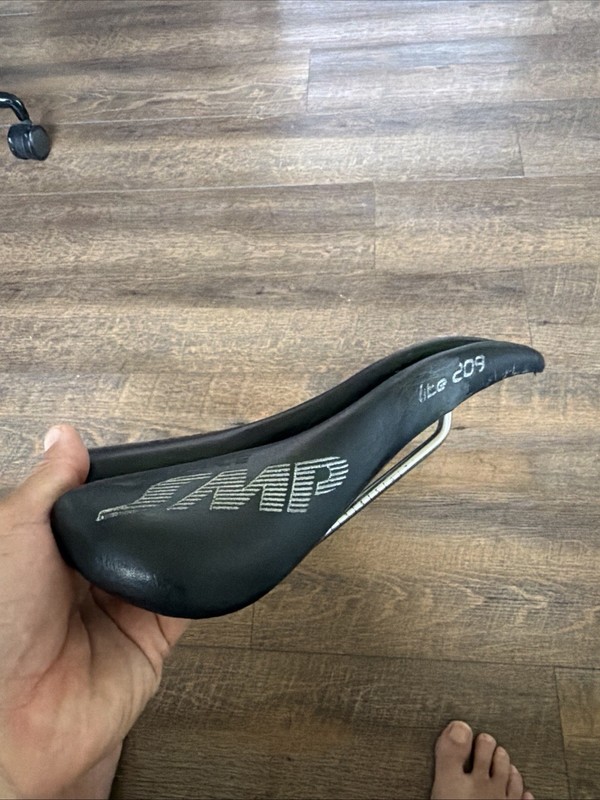 Selle SMP Lite 209 Bike Saddle Bike Saddle Black - Made in Italy