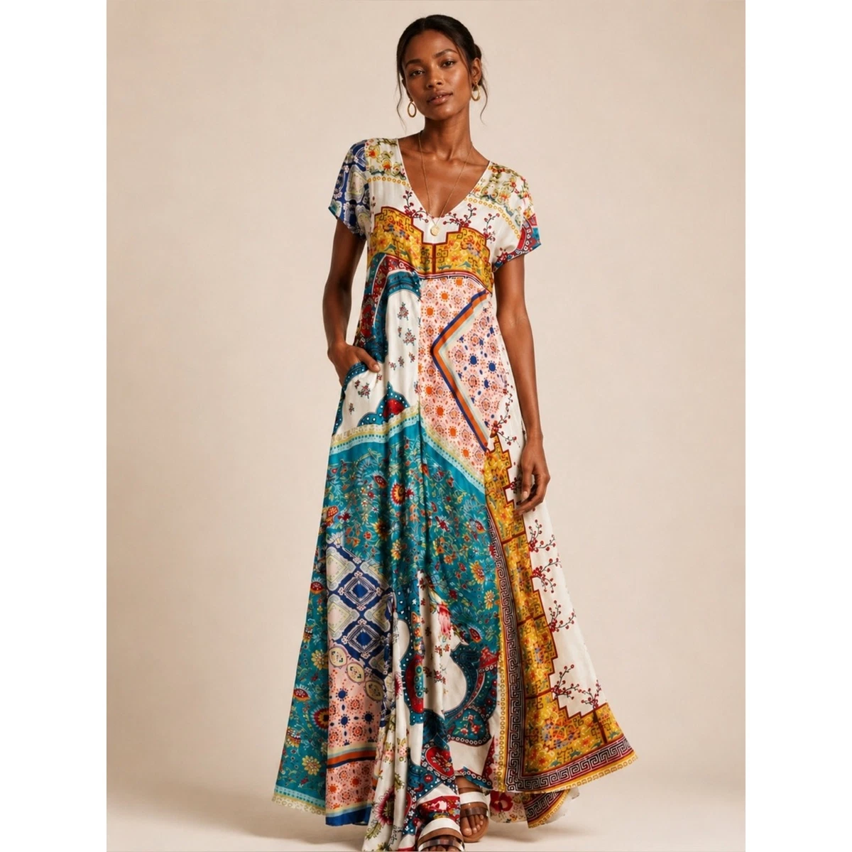 johnny was silk dress Olivia Midi Women's Maxi Dresses Silk Johnny