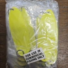 FREE SHIPPING. S-C080 Commercial Trolling Spoons. USA mfg. Gold Star.