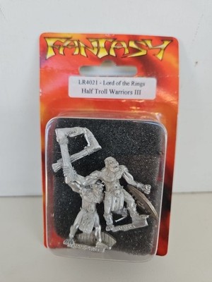 Harlequin Miniatures LOTR HALF TROLL WARRIORS 111.  LR4021 NEW SEALED. 15
