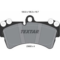 Textar 2369302 Bremsbelagsatz FüR Porsche Audi VW Q7 Cayenne Touareg 4LB 9PA