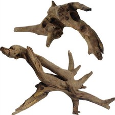 2 PCS 7.811.8 Inch Aquarium Driftwood Branches Fish Tank Reptile Wood Decor