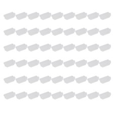 0.6 Inch Dust Plug, 60 Pcs Anti Dust Plug Cover Female End, Clear