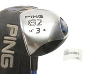 Ping G2 Golf Club Mens Left Handed 14-deg Fairway Wood Stiff Graphite