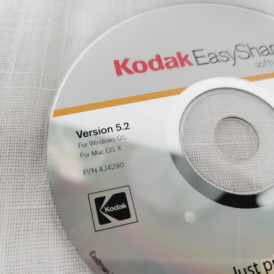 Disco de repuesto Kodak EasyShare versión 5.2 CD para Windows y Macintosh Foto 4 de 4