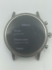 Fossil Stainless Steel Touchscreen Smartwatch Steel, DW10F1 Read-Scratches