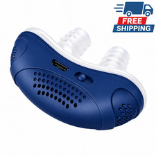 Electric Anti Snore Stopper Device Sleeping Help Smooth Breathing Nasal Machine
