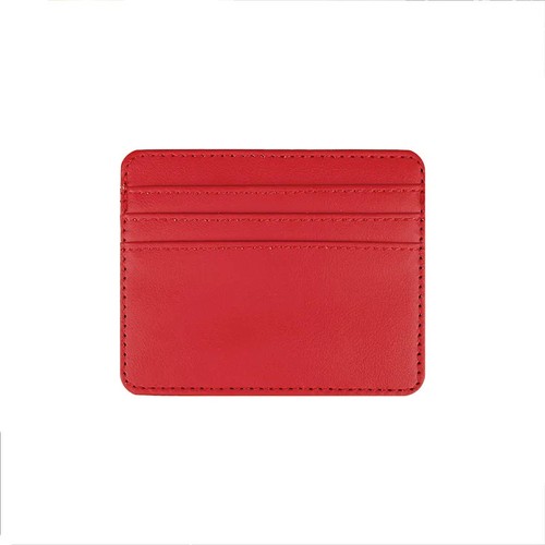Estuche para tarjetas de identificación de cuero PU - Delgado soporte multi-ranura para tarjetas bancarias/de crédito - Imagen 13 de 33
