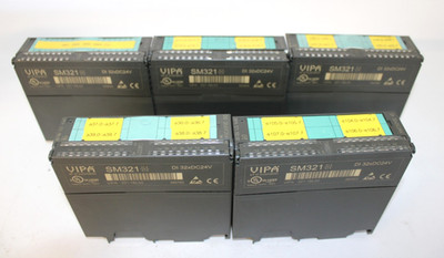 VIPA SM321 321-1BL00 5 PCS ANALOG INPUT WITH EXTRA PARTS  -US IMPORT FEE PAID-
