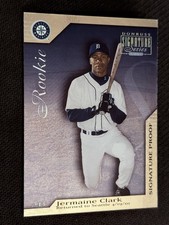 2001 Donruss Signature Series SIGNATURE PROOF ROOKIE Jermaine Clark 25/25