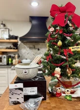 Rare Staub Cast Iron Montagne Fondue-New in Box