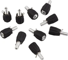 Jagwire Steel Frame Mount Index Adjusting Barrel M5 - Black, Cable Tension Fine