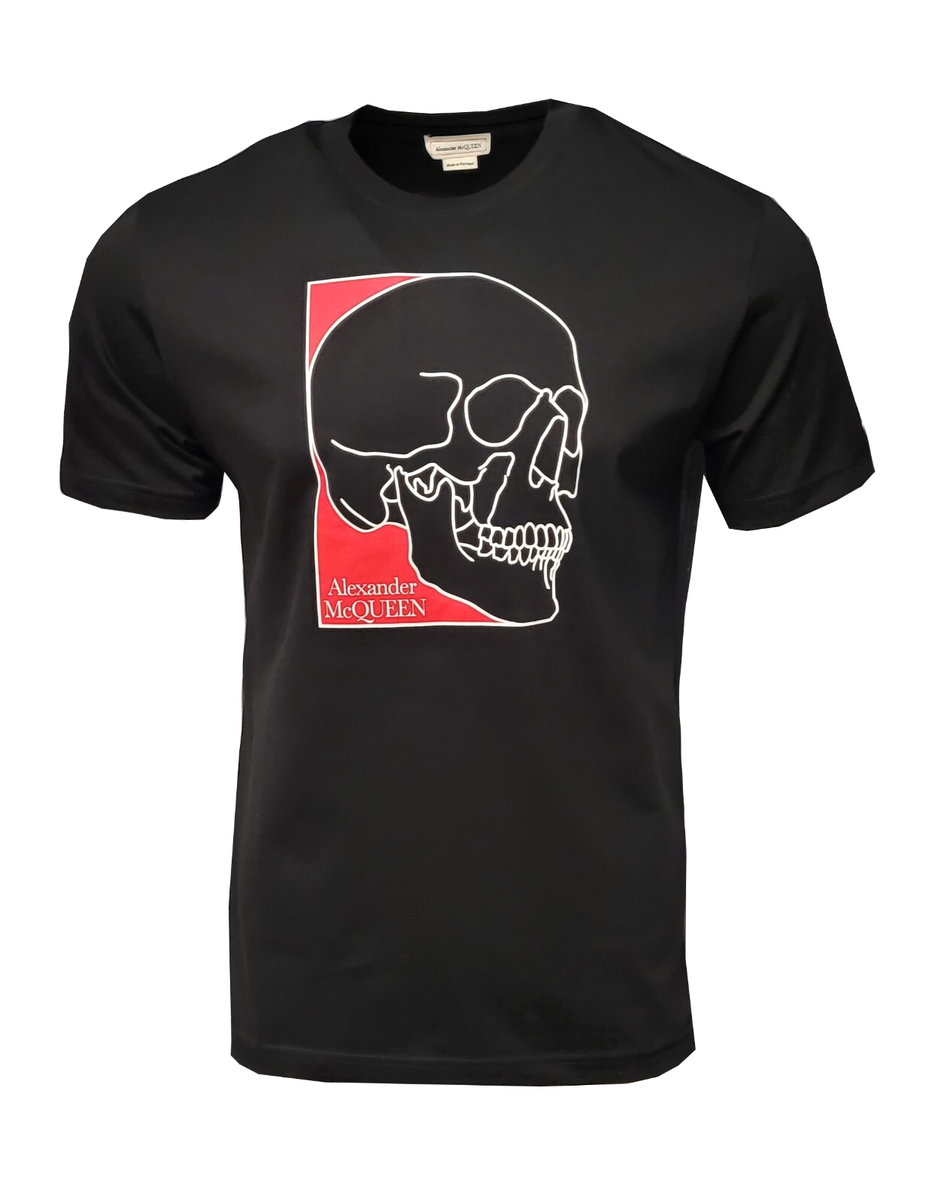 Alexander Mcqueen Skull Print T Shirt McQ Skull T-Shirt Alexander