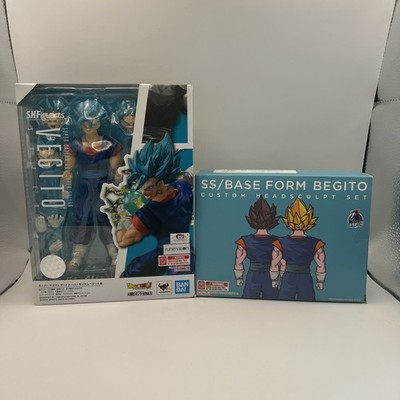 S.H.Figuarts Super Saiyan God Vegito PLUS SS/BASE  Form Begito custom headsculpt