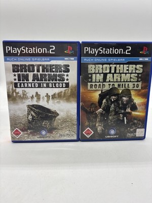PS2 Playstation 2 Brothers in Arms Earned in Blood + Road to Hill 30