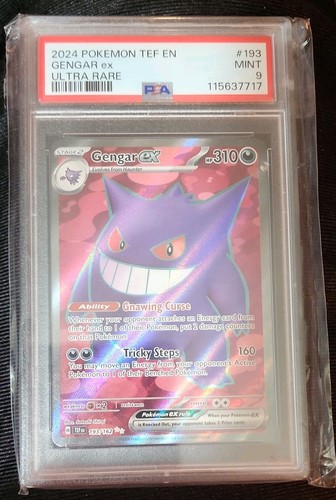 Gengar ex graded PSA 9 for sale on eBay