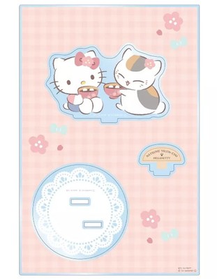 Erwachsene Sammlerstück Nyanko Sensei x Hello Kitty Acrylständer GROSS mit Te...