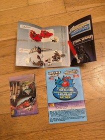 Vintage Lot of 2 Lego Star Wars 7121 7201 ** Manuals & Empty Boxes ONLY **