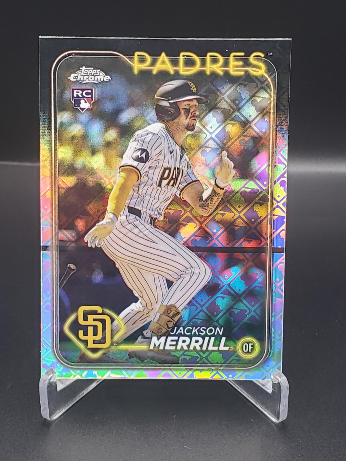 2024 Topps Chrome Logofractor Edition - Jackson Merrill #207 (RC)