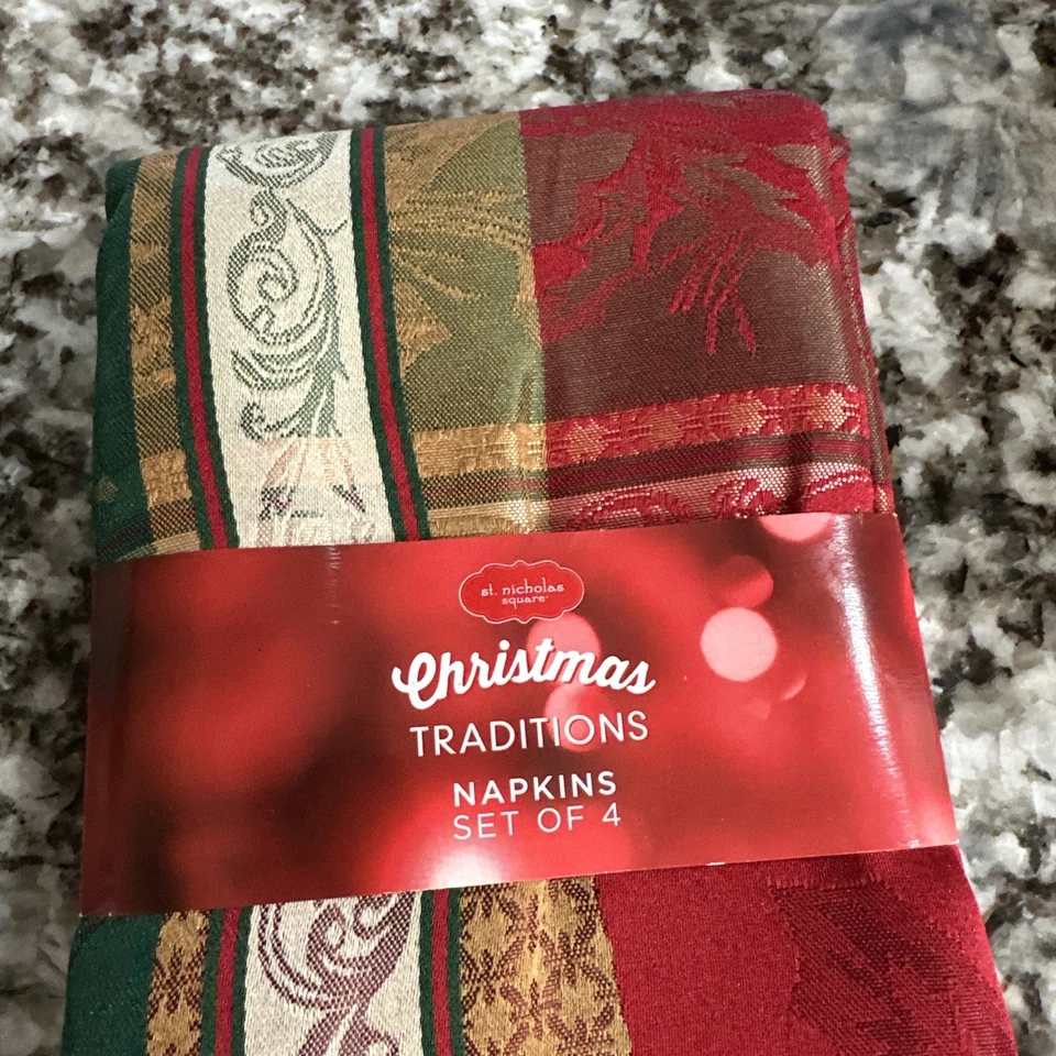 St. Nicholas Square Christmas Traditions Set Of 4 - Image 2 of 4