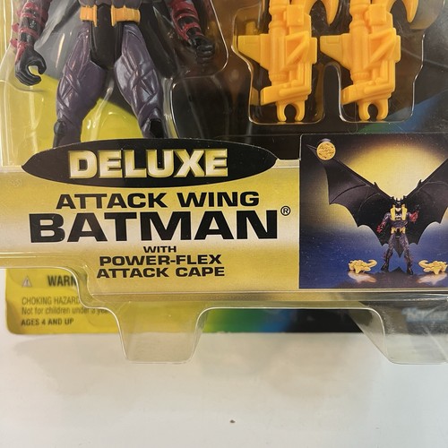 Vintage 1995 Kenner Batman Forever Deluxe Attack Wing Batman - Picture 4 of 10