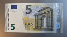 Billete Unión Europea 5 euros 2019 UE Francia Lagarde UNC