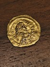 Pièce en or Byzance romaine orientale, Tremissis, 5 - 7ème Poids 1,5 grammes 18 mm