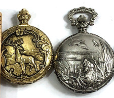 Pocket Watch Cases For Parts or Repair for Milan - Lot of 2