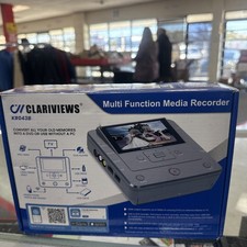 CLARIVIEWS Multi-Function Media Recorder, VHS to Digital - KR043B New 