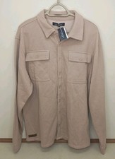 Simply Southern Mens Shacket Size Medium Camel Tan Knit Shirt Jacket New NWT